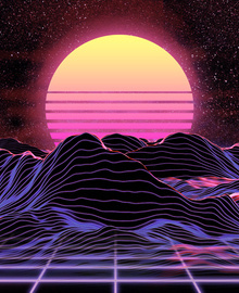 30synthwaveretrowavewavessunskypv