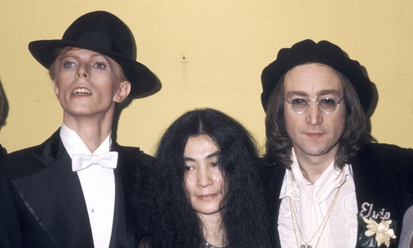 David Bowie con John Lennon e Yoko Ono