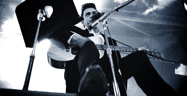 The man in black