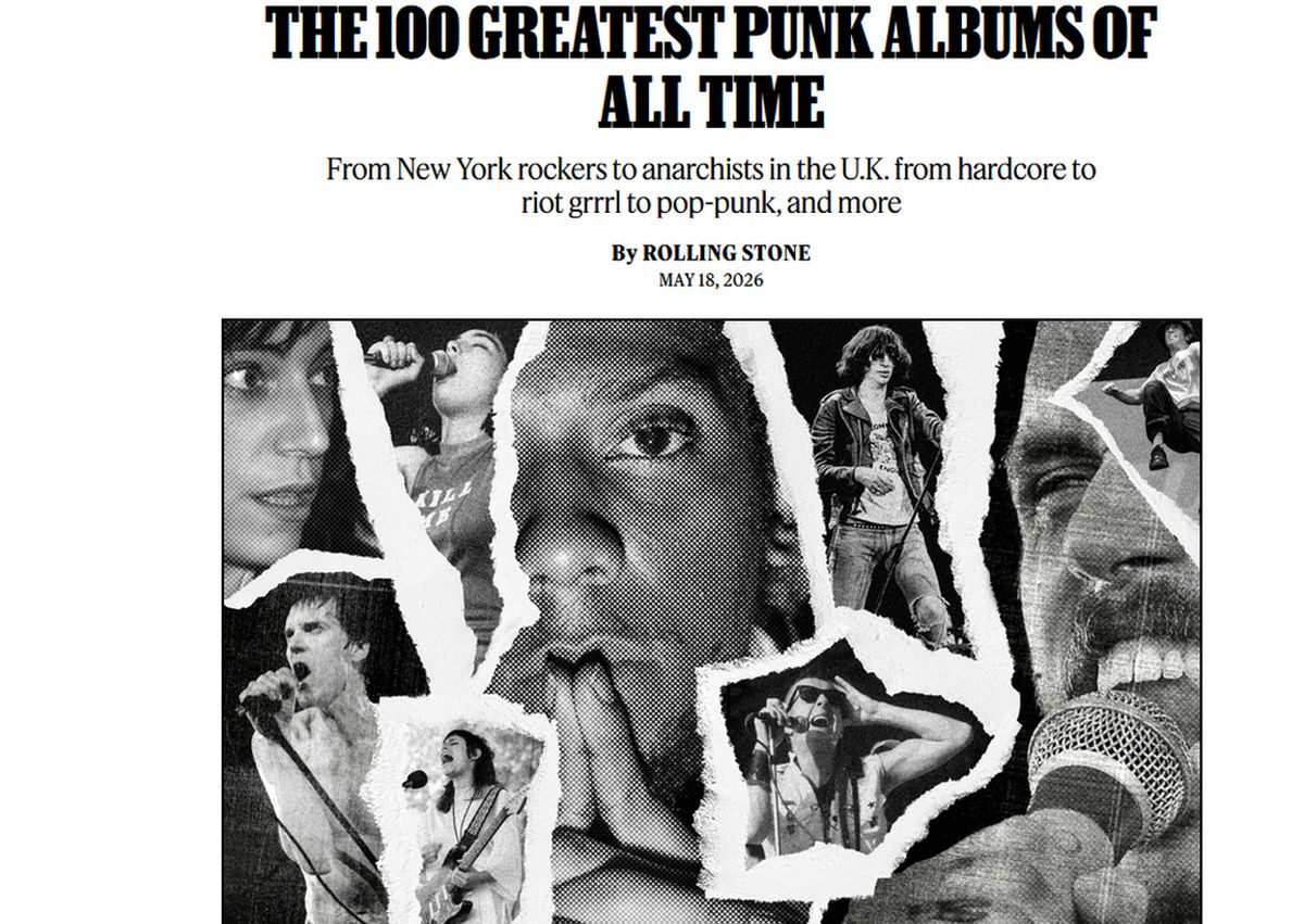 La classifica di Rolling Stone dei 100 migliori album punk