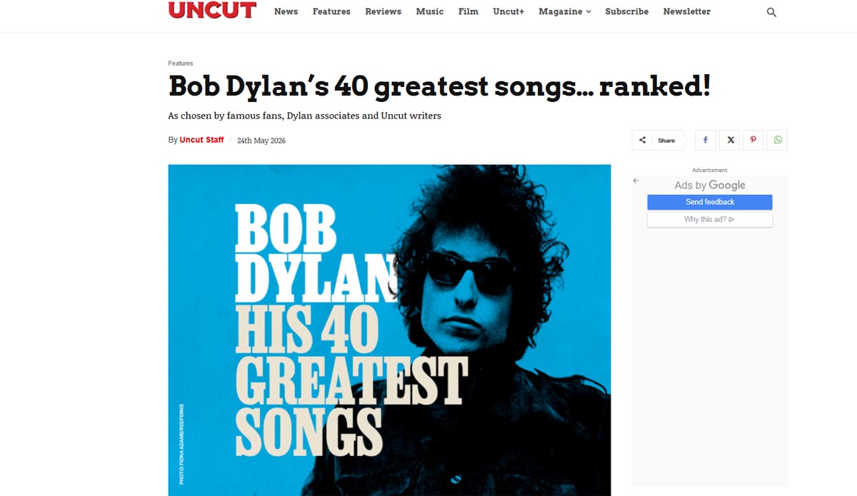 Uncut - Bob Dylan