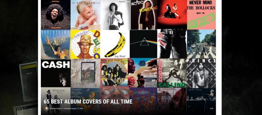 Anteprima: La classifica delle 65 migliori copertine di album della storia del rock per Ultimate Cla…
