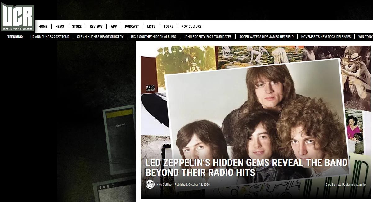 Led Zeppelin: le 20 migliori canzoni meno conosciute per Ultimate Classic Rock